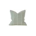 Sage Green Strip Cotton Cushion Cover