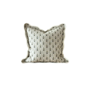 Sage Print Scalloped Edge Cushion 45X45cm