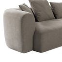White, natural sectional sofa from Libra Interiors