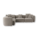 White, natural sectional sofa from Libra Interiors