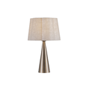 Southbourne Smoked Gold Table Lamp With Linen Shade