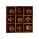 Fluid Home Interiors - Solid Wooden Noughts and Crosses Game - Libra Interiors
