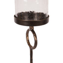 Forest  Table Hurricane Lamp Large