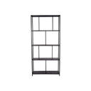 Tall Metal Shelving Unit Mottled Black