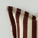 Uma Terracotta Stripe Cushion Cover
