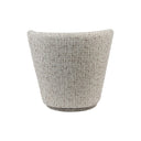 Natural Textured Slub Swivel Chair 